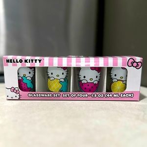 Hello kitty shot glasses 4 pack